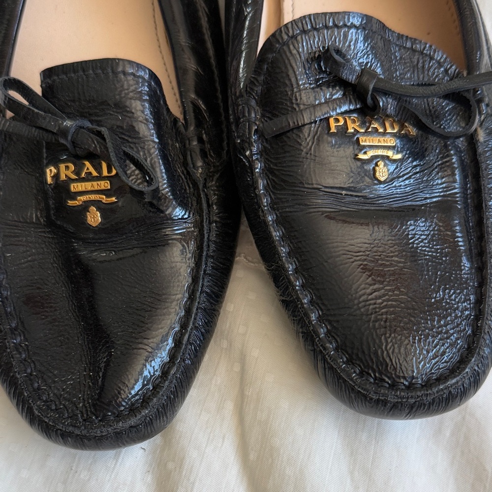 Prada Patent Driving Loafer - Picture 2 of 7